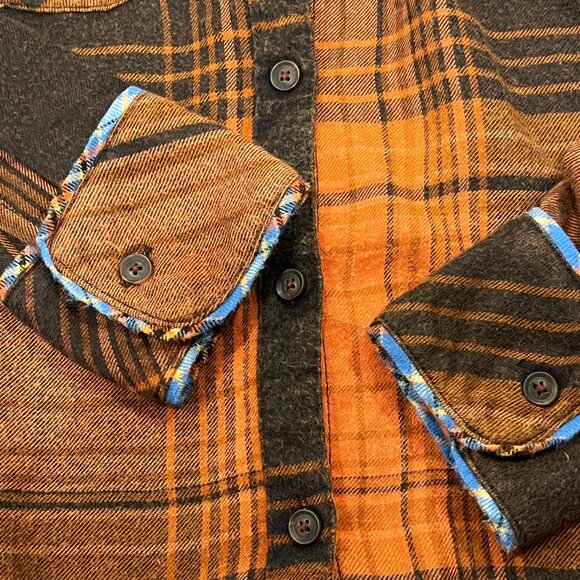 Urban Outfitters BDG Karl Slouchy Plaid Flannel Button Down Shirt, NWT, L - Picture 7 of 11